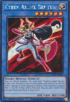 Cyber Angel Benten (V.4 - Platinum Secret Rare) - 25th Anniversary Rarity Collection (Platinum Secret Rare) [RA01-024] Main image