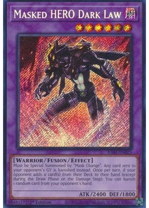 Masked HERO Dark Law — 25th Anniversary Rarity Collection (RA01-025) Yu-Gi-Oh! card Main image
