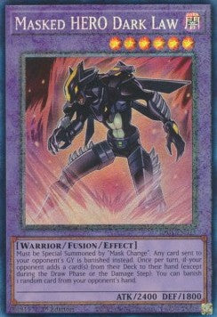 Masked HERO Dark Law (V.6 - Collectors Rare) - 25th Anniversary Rarity Collection (Collectors Rare) [RA01-025] Imagen principal del producto