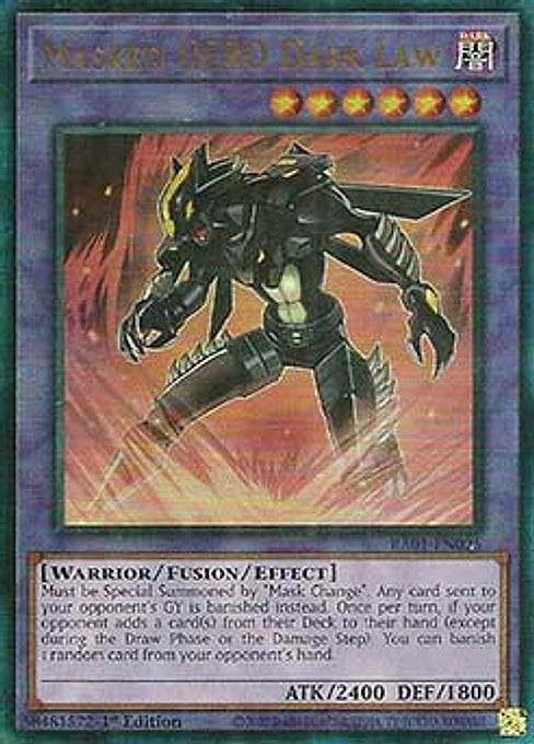 Masked HERO Dark Law — 25th Anniversary Rarity Collection (RA01-025) Yu-Gi-Oh! card Main image