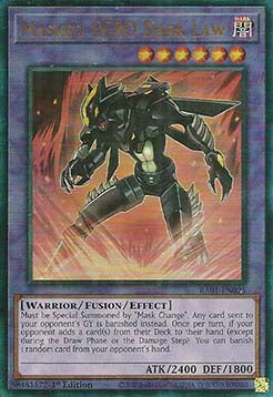 Masked HERO Dark Law (V.7 - Ultimate Rare) - 25th Anniversary Rarity Collection (Ultimate Rare) [RA01-025] Hover Image