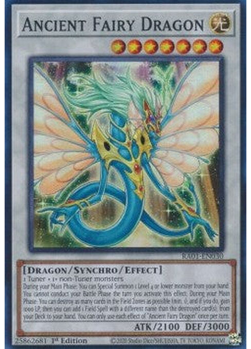 Ancient Fairy Dragon — 25th Anniversary Rarity Collection (RA01-030) Yu-Gi-Oh! card Hauptbild
