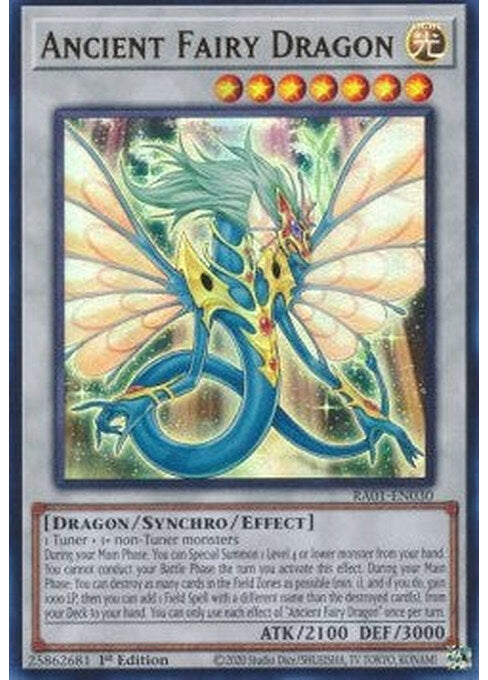 Ancient Fairy Dragon — 25th Anniversary Rarity Collection (RA01-030) Yu-Gi-Oh! card Hauptbild