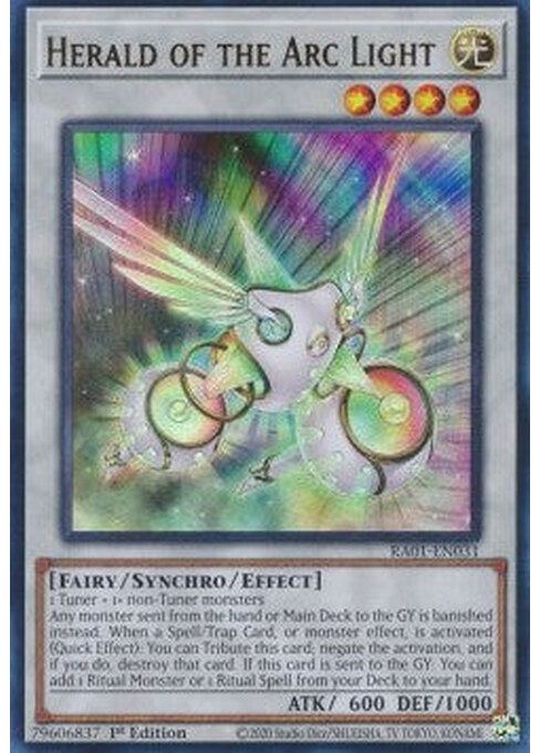 Herald of the Arc Light — 25th Anniversary Rarity Collection (RA01-031) Yu-Gi-Oh! card Immagine principale del prodotto