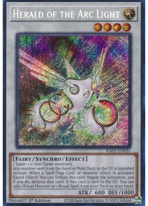 Herald of the Arc Light — 25th Anniversary Rarity Collection (RA01-031) Yu-Gi-Oh! card Immagine principale del prodotto