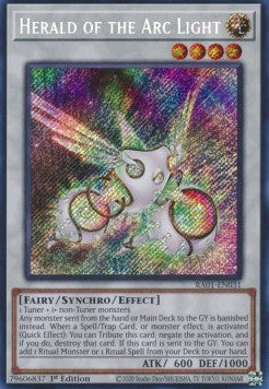 Herald of the Arc Light (V.3 - Secret Rare) - 25th Anniversary Rarity Collection (Secret Rare) [RA01-031] Hover Image