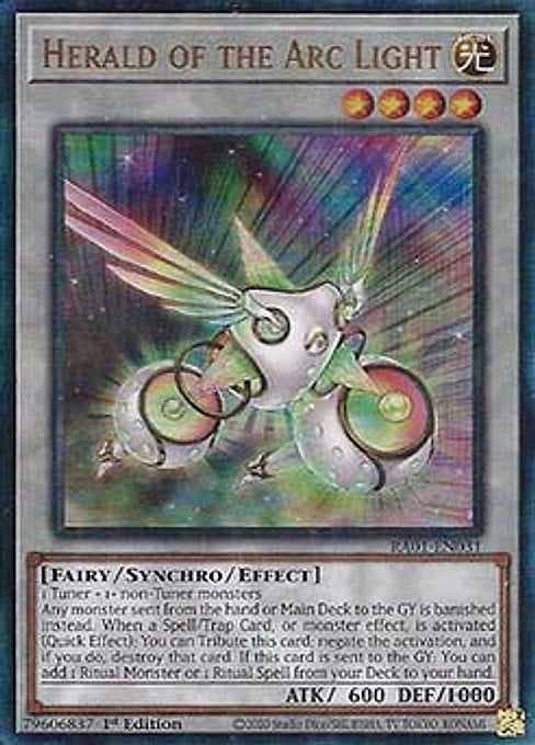 Herald of the Arc Light — 25th Anniversary Rarity Collection (RA01-031) Yu-Gi-Oh! card Image principale du produit