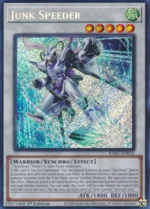 Junk Speeder — 25th Anniversary Rarity Collection (RA01-032) Yu-Gi-Oh! card Image principale du produit