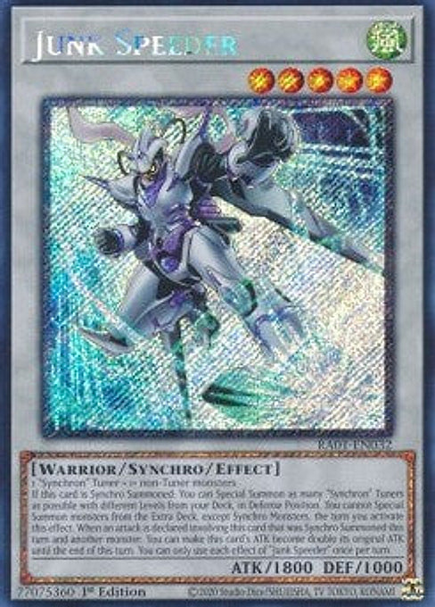 Junk Speeder — 25th Anniversary Rarity Collection (RA01-032) Yu-Gi-Oh! card Image principale du produit