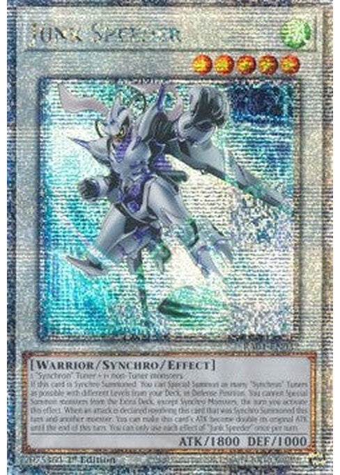 Junk Speeder — 25th Anniversary Rarity Collection (RA01-032) Yu-Gi-Oh! card Main image