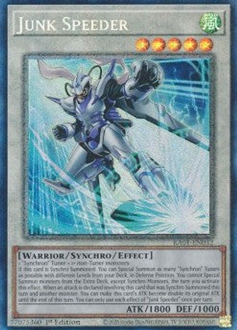 Junk Speeder — 25th Anniversary Rarity Collection (RA01-032) Yu-Gi-Oh! card Image principale du produit