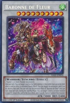 Baronne de Fleur (V.3 - Secret Rare) - 25th Anniversary Rarity Collection (Secret Rare) [RA01-034] Hoofdafbeelding