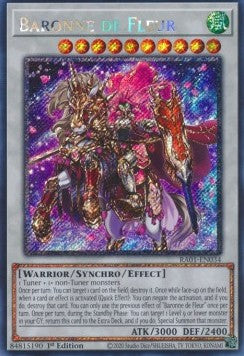 Baronne de Fleur (V.4 - Platinum Secret Rare) - 25th Anniversary Rarity Collection (Platinum Secret Rare) [RA01-034] Hoofdafbeelding