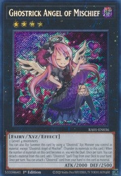 Ghostrick Angel of Mischief (V.1 - Super Rare) - 25th Anniversary Rarity Collection (Super Rare) [RA01-036] Hoofdafbeelding