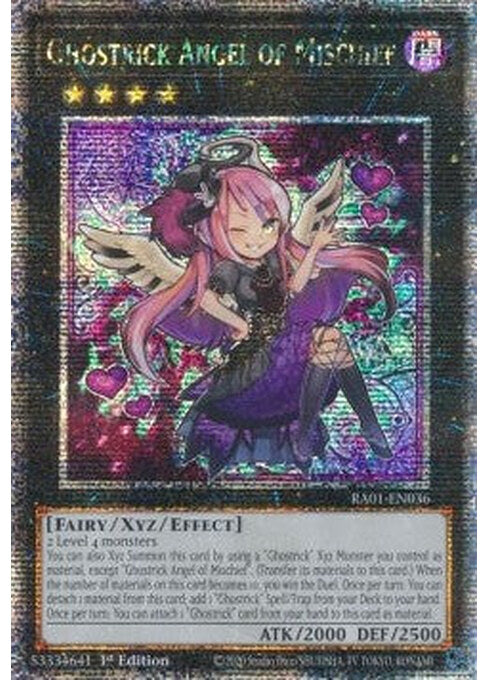 Ghostrick Angel of Mischief — 25th Anniversary Rarity Collection (RA01-036) Yu-Gi-Oh! card Hoofdafbeelding