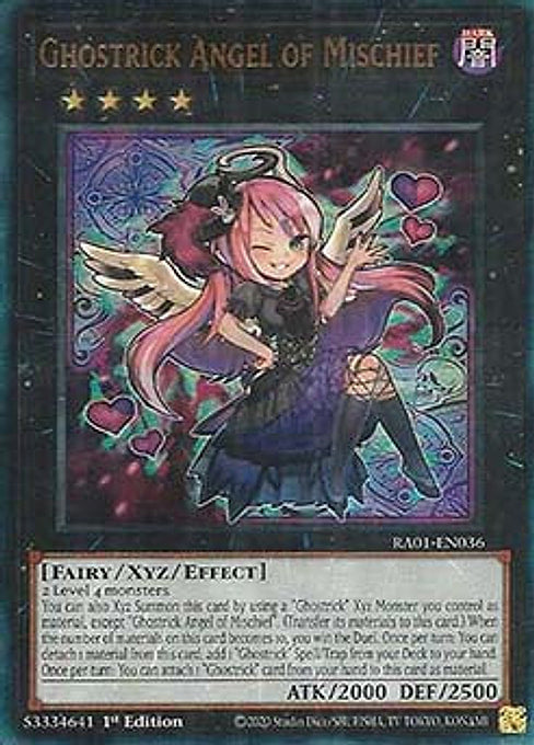 Ghostrick Angel of Mischief — 25th Anniversary Rarity Collection (RA01-036) Yu-Gi-Oh! card Main image