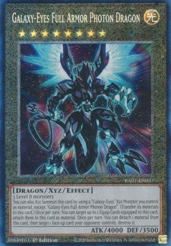 Galaxy-Eyes Full Armor Photon Dragon (V.6 - Collectors Rare) - 25th Anniversary Rarity Collection (Collectors Rare) [RA01-037] Immagine principale del prodotto