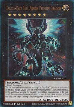 Galaxy-Eyes Full Armor Photon Dragon (V.7 - Ultimate Rare) - 25th Anniversary Rarity Collection (Ultimate Rare) [RA01-037] Hover Image