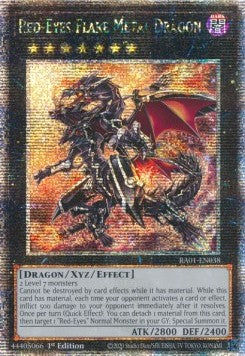 Red-Eyes Flare Metal Dragon (V.5 - Quarter Century Secret Rare) - 25th Anniversary Rarity Collection (Quarter Century Secret Rare) [RA01-038] Imagen principal del producto