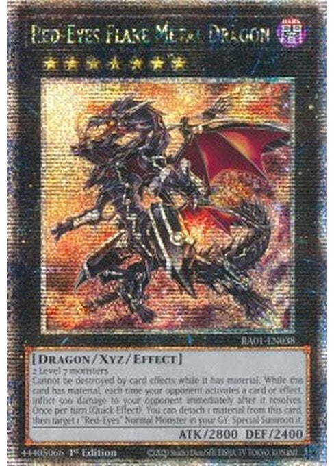 Red-Eyes Flare Metal Dragon — 25th Anniversary Rarity Collection (RA01-038) Yu-Gi-Oh! card Image principale du produit