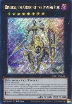 Dingirsu, the Orcust of the Evening Star (V.3 - Secret Rare) - 25th Anniversary Rarity Collection (Secret Rare) [RA01-040] Hover Image