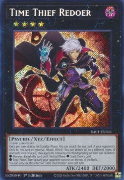 Time Thief Redoer (V.3 - Secret Rare) - 25th Anniversary Rarity Collection (Secret Rare) [RA01-041] Imagen principal del producto