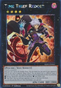 Time Thief Redoer (V.4 - Platinum Secret Rare) - 25th Anniversary Rarity Collection (Platinum Secret Rare) [RA01-041]