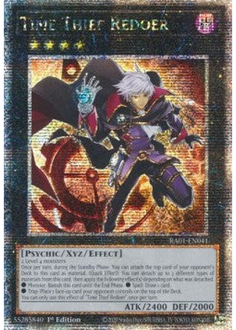 Time Thief Redoer — 25th Anniversary Rarity Collection (RA01-041) Yu-Gi-Oh! card Main image