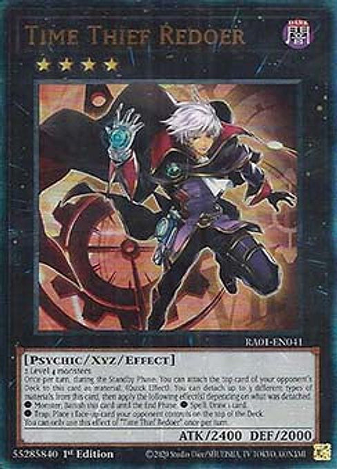 Time Thief Redoer — 25th Anniversary Rarity Collection (RA01-041) Yu-Gi-Oh! card Hauptbild
