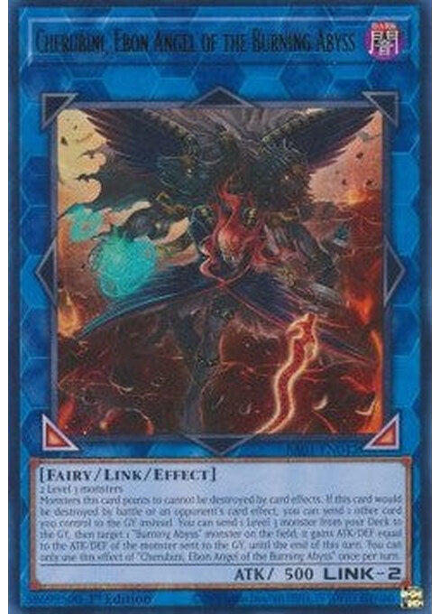 Cherubini, Ebon Angel of the Burning Abyss — 25th Anniversary Rarity Collection (RA01-042) Yu-Gi-Oh! card Image principale du produit