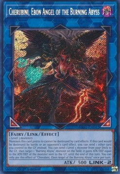 Cherubini, Ebon Angel of the Burning Abyss (V.3 - Secret Rare) - 25th Anniversary Rarity Collection (Secret Rare) [RA01-042] Hover Image