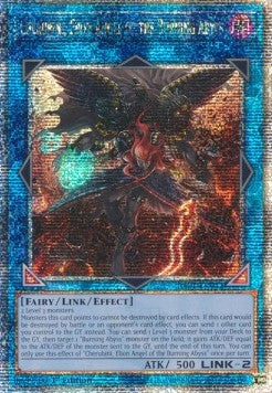 Cherubini, Ebon Angel of the Burning Abyss (V.5 - Quarter Century Secret Rare) - 25th Anniversary Rarity Collection (Quarter Century Secret Rare) [RA01-042] Imagen principal del producto