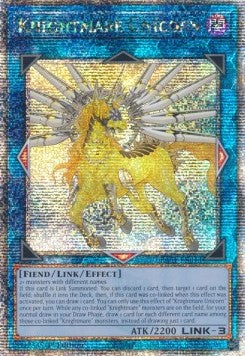 Knightmare Unicorn (V.5 - Quarter Century Secret Rare) - 25th Anniversary Rarity Collection (Quarter Century Secret Rare) [RA01-043] Imagen principal del producto
