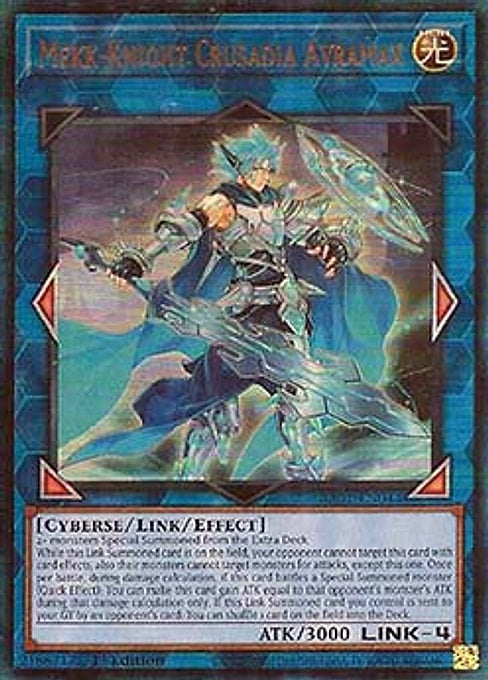 Mekk-Knight Crusadia Avramax — 25th Anniversary Rarity Collection (RA01-044) Yu-Gi-Oh! card Hoofdafbeelding