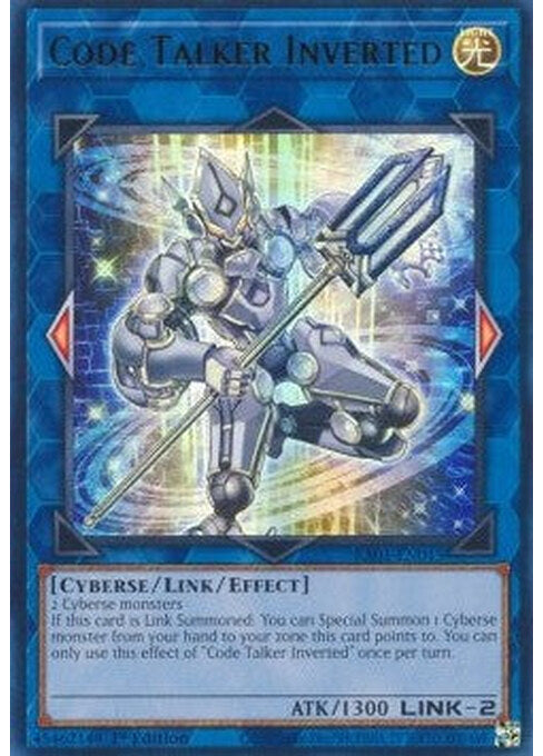Code Talker Inverted — 25th Anniversary Rarity Collection (RA01-045) Yu-Gi-Oh! card Image principale du produit