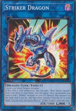 Striker Dragon (V.1 - Super Rare) - 25th Anniversary Rarity Collection (Super Rare) [RA01-046] Hoofdafbeelding