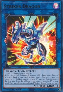 Striker Dragon (V.2 - Ultra Rare) - 25th Anniversary Rarity Collection (Ultra Rare) [RA01-046] Hoofdafbeelding