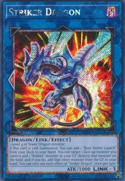 Striker Dragon (V.4 - Platinum Secret Rare) - 25th Anniversary Rarity Collection (Platinum Secret Rare) [RA01-046] Hover Image