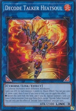 Decode Talker Heatsoul (V.1 - Super Rare) - 25th Anniversary Rarity Collection (Super Rare) [RA01-048] Hoofdafbeelding