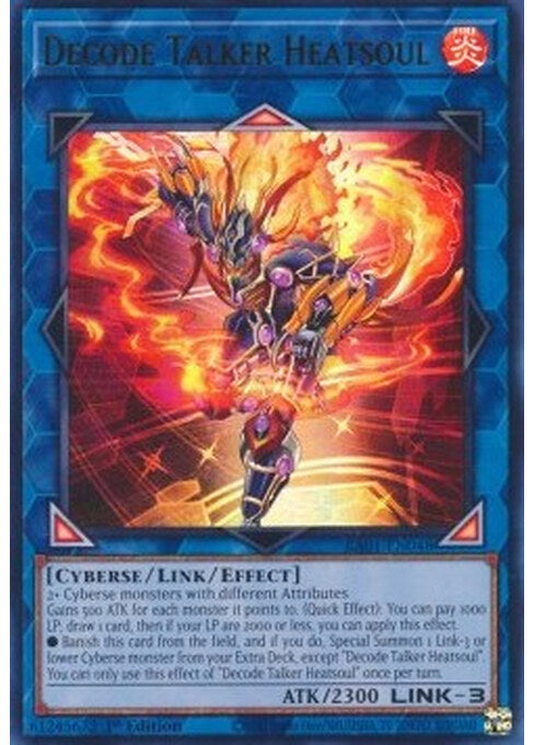 Decode Talker Heatsoul — 25th Anniversary Rarity Collection (RA01-048) Yu-Gi-Oh! card Image principale du produit