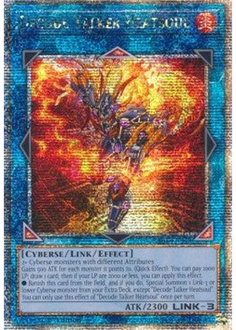 Decode Talker Heatsoul — 25th Anniversary Rarity Collection (RA01-048) Yu-Gi-Oh! card Image principale du produit