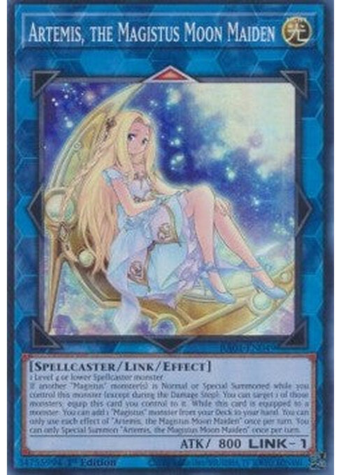 Artemis, the Magistus Moon Maiden — 25th Anniversary Rarity Collection (RA01-049) Yu-Gi-Oh! card Hauptbild