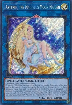Artemis, the Magistus Moon Maiden (V.4 - Platinum Secret Rare) - 25th Anniversary Rarity Collection (Platinum Secret Rare) [RA01-049]