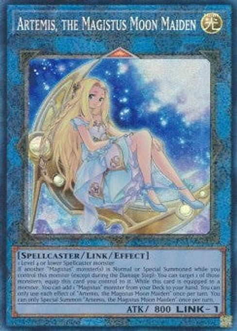 Artemis, the Magistus Moon Maiden — 25th Anniversary Rarity Collection (RA01-049) Yu-Gi-Oh! card Imagen principal del producto