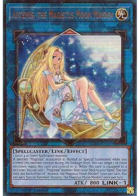 Artemis, the Magistus Moon Maiden — 25th Anniversary Rarity Collection (RA01-049) Yu-Gi-Oh! card Hauptbild