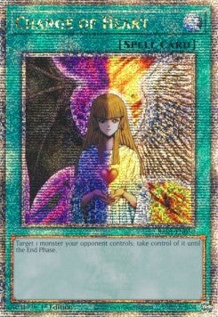 Change of Heart (V.5 - Quarter Century Secret Rare) - 25th Anniversary Rarity Collection (Quarter Century Secret Rare) [RA01-050]