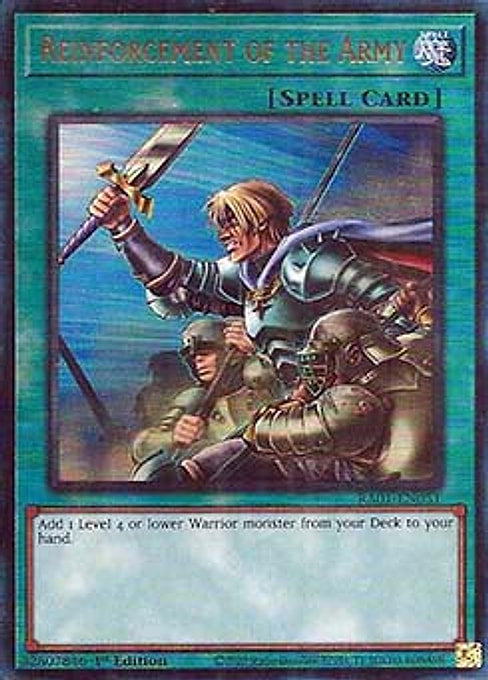 Reinforcement of the Army — 25th Anniversary Rarity Collection (RA01-051) Yu-Gi-Oh! card Imagen principal del producto