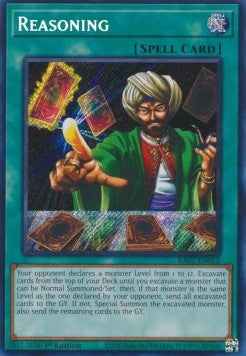 Reasoning (V.3 - Secret Rare) - 25th Anniversary Rarity Collection (Secret Rare) [RA01-052] Hoofdafbeelding