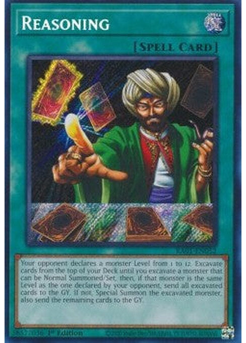 Reasoning — 25th Anniversary Rarity Collection (RA01-052) Yu-Gi-Oh! card Image principale du produit