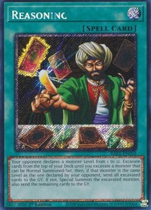 Reasoning — 25th Anniversary Rarity Collection (RA01-052) Yu-Gi-Oh! card Imagen principal del producto